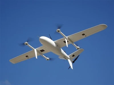 Wingspan VTOL Sefydlog-Wing Reconnaissance UAV Gyda Gallu Llwyth Tâl